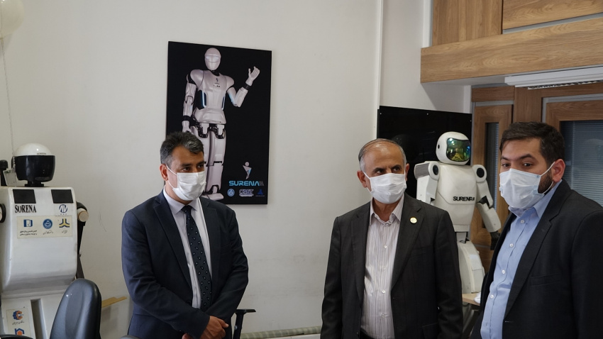 Cultural attache' of Iraq Embassy in Tehran visited School of Mechanical Engineering