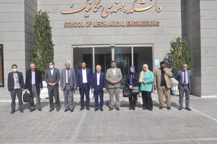 President of the Wasit University of Iraq along with a high ranking delegation visited School of Mechanical Egineering.