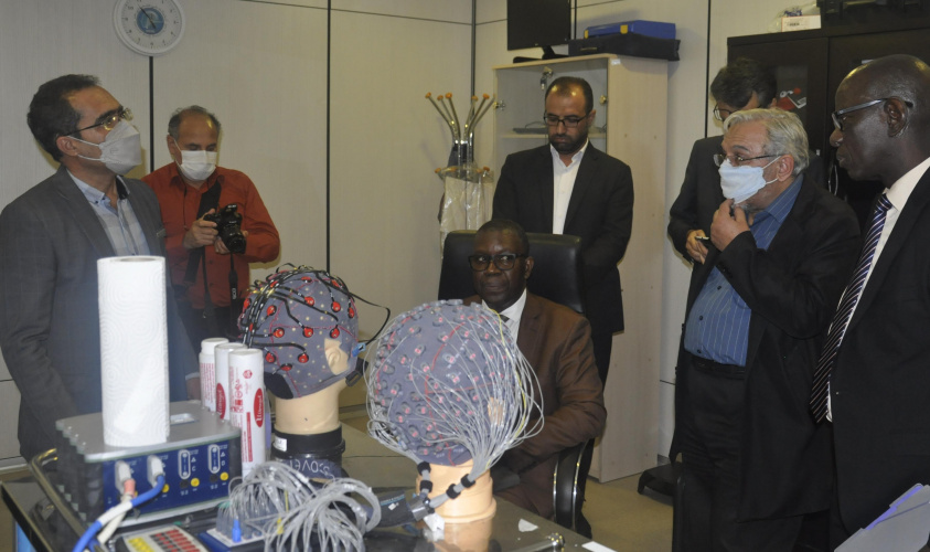 Prof. Ahmdu Keita, Minister of Science, Republic of Mali, along with a high ranking delegation visited College of Engineering