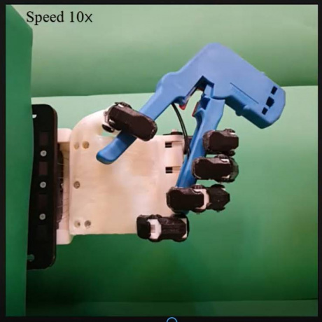 A Laboratory prototype of an intelligent artificial hand designed and manufactured in School of Electrical and Computer Engineering, College of Engineering.